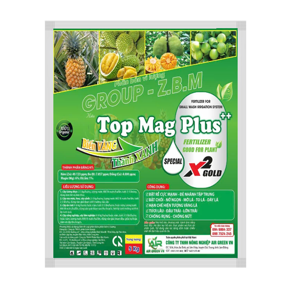 Phân bón vi lượng Top Mag Plus++